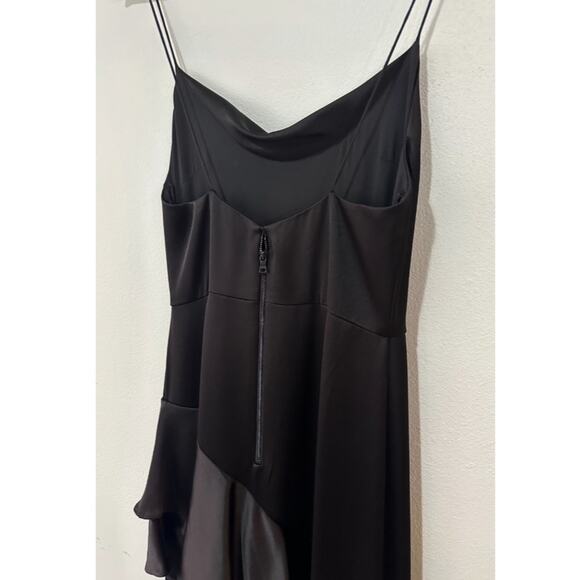 Alice + Olivia Lauralei High Low Dress/Gown in Black. - Picture 7 of 8